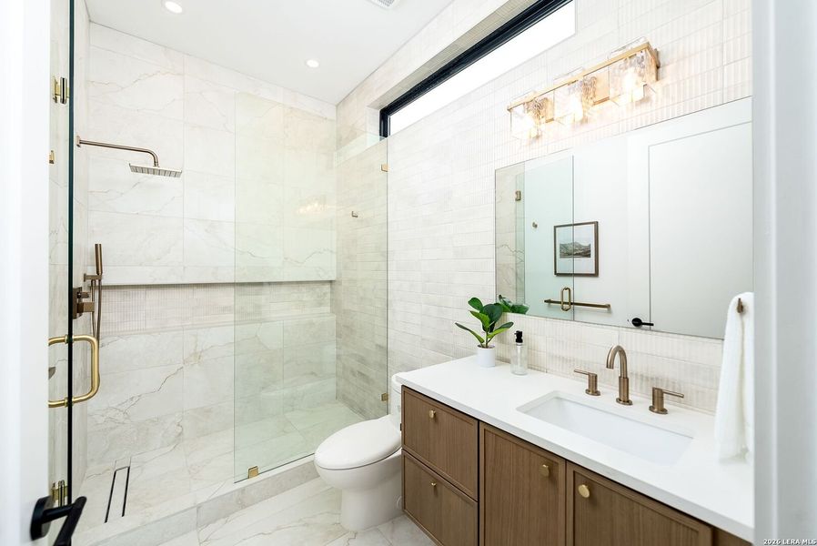 Furnished interior view inside a new home in , San Antonio (Image 36).