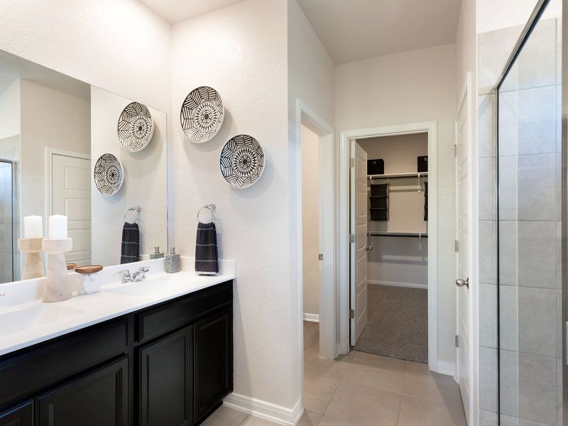 Pamper yourself in the luxurious primary bathroom.