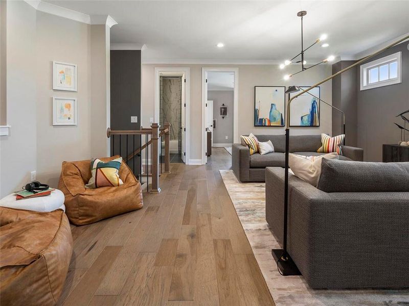 Furnished interior view inside a new home in , Suwanee (Image 75).