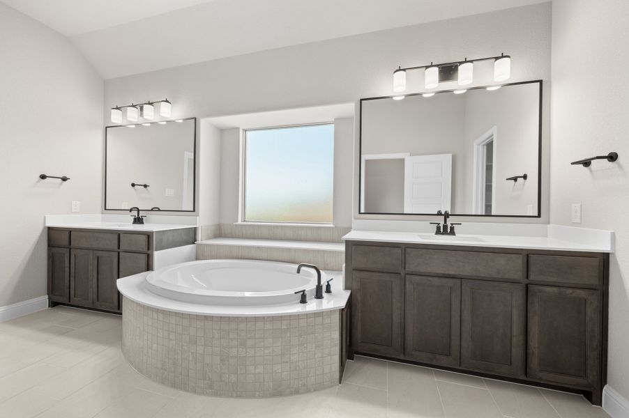 Furnished interior view inside a new home in Waterford Park, Weatherford (Image 11).