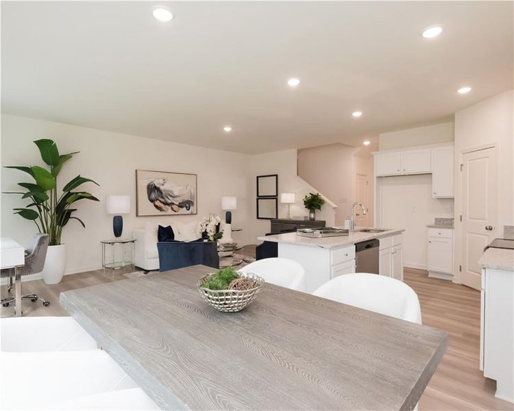 Furnished interior view inside a new home in , Conyers (Image 37).