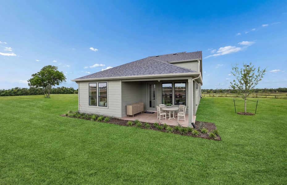 Representative exterior details of a home built from the Hallmark by Del Webb in Del Webb Sugar Land at Ryehill, Rosenberg (Image 3).