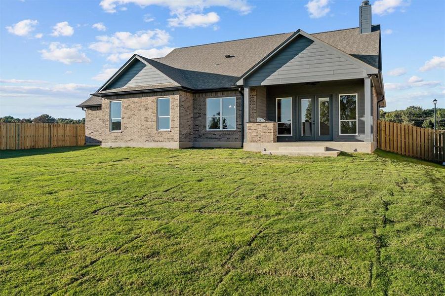 Exterior details and patio area of a home in , Lindale (Image 19). Exterior details and patio area of a home in , Lindale (Image 19).