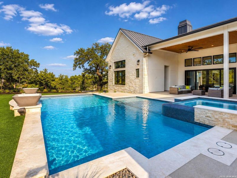 Exterior details and patio area of a home in , Boerne (Image 37). Exterior details and patio area of a home in , Boerne (Image 37).