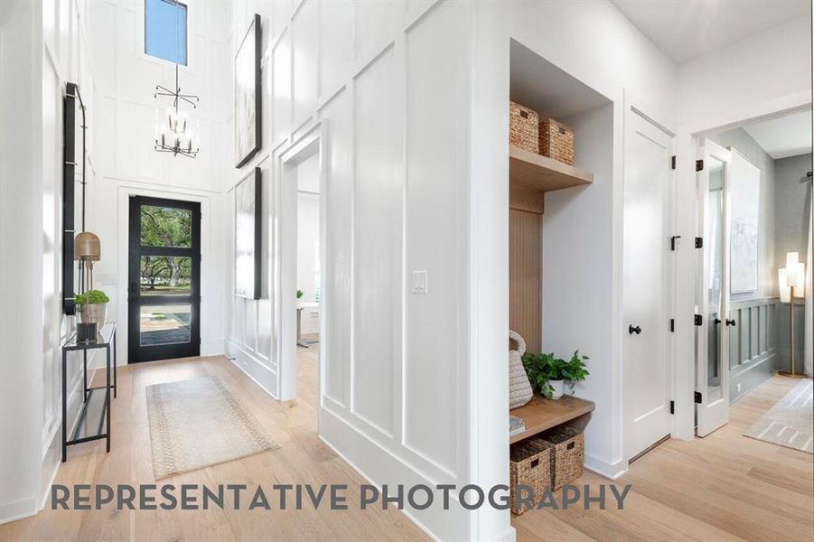 Furnished interior view inside a new home in The Parks at Wilson Creek, Celina (Image 10).