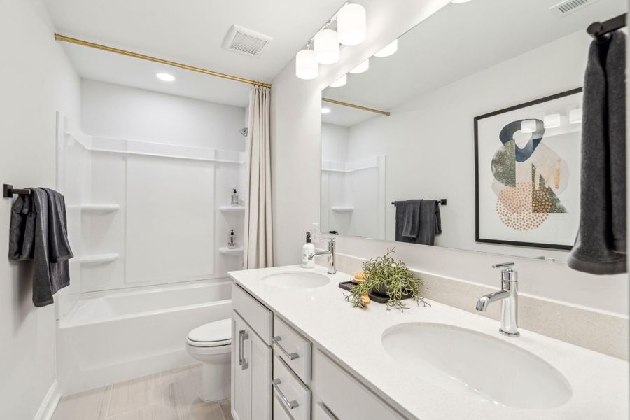 Furnished interior view inside a new home in Sweetgrass Station, Summerville (Image 41). Furnished interior view inside a new home in Sweetgrass Station, Summerville (Image 41).