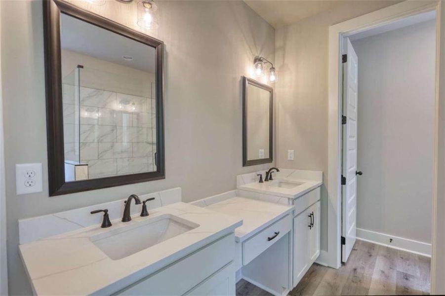 Furnished interior view inside a new home in , Monticello (Image 39).