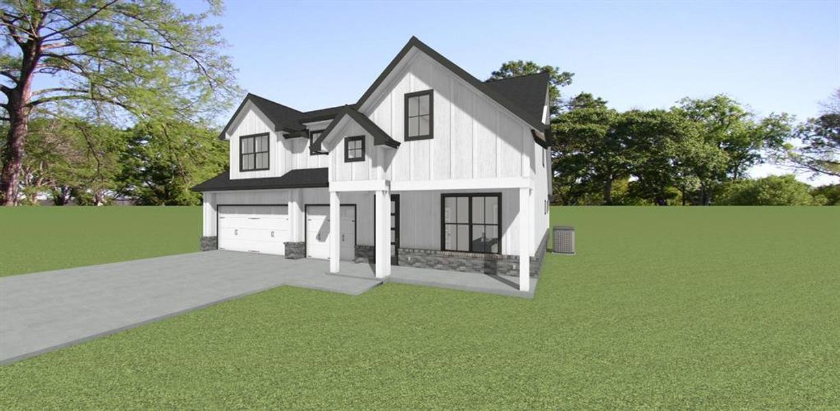 Front exterior of a new home in , Sherman, TX, highlighting curb appeal (Image 22).