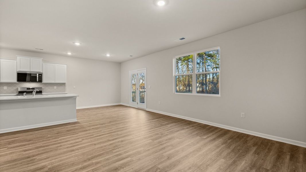 Representative unfurnished interior of a home built from the Hayden by D.R. Horton in Brooks Station, Dacula (Image 16).