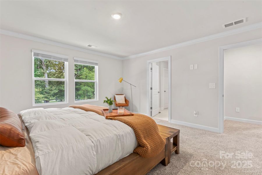 Furnished interior view inside a new home in Henderson Manor, Charlotte (Image 8).