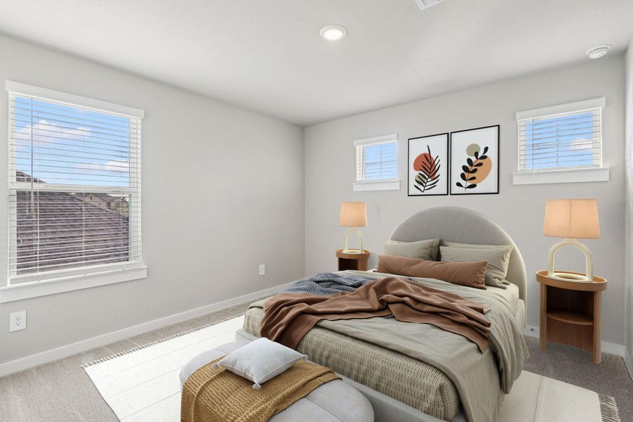 Photo is not of the actual home, but is an inspirational photo of builder’s model home and may depict options, furnishings, and/or decorator features that are not included