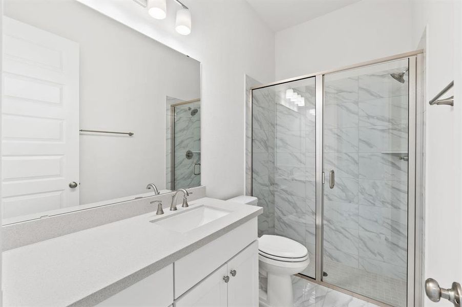 shared bathroom with shower