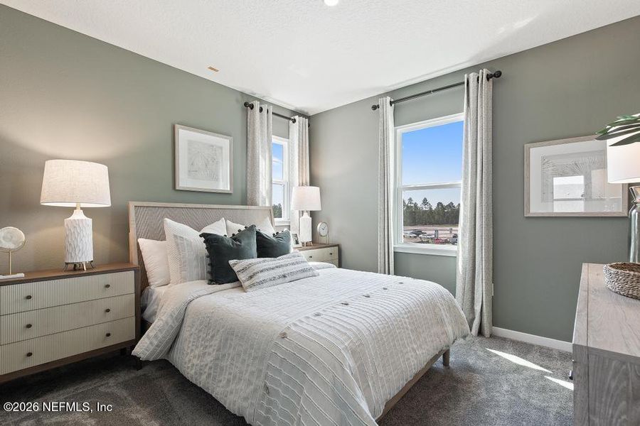 Furnished interior view inside a new home in Seminole Palms, Palm Coast (Image 22).