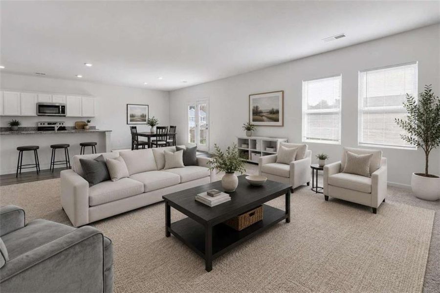 Furnished interior view inside a new home in Ashford Park, Covington (Image 9).