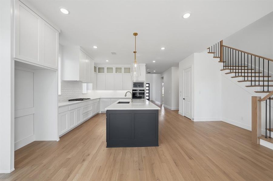 Furnished interior view inside a new home in Estates at Rockhill, Frisco (Image 14).