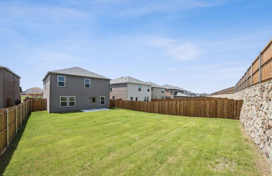 Oversized yard Oversized yard