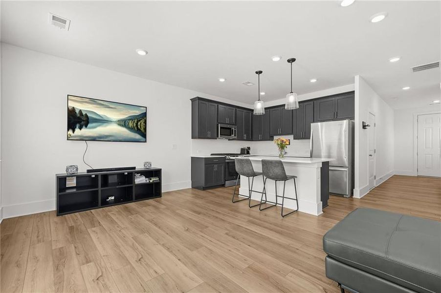 Furnished interior view inside a new home in , Atlanta (Image 32).