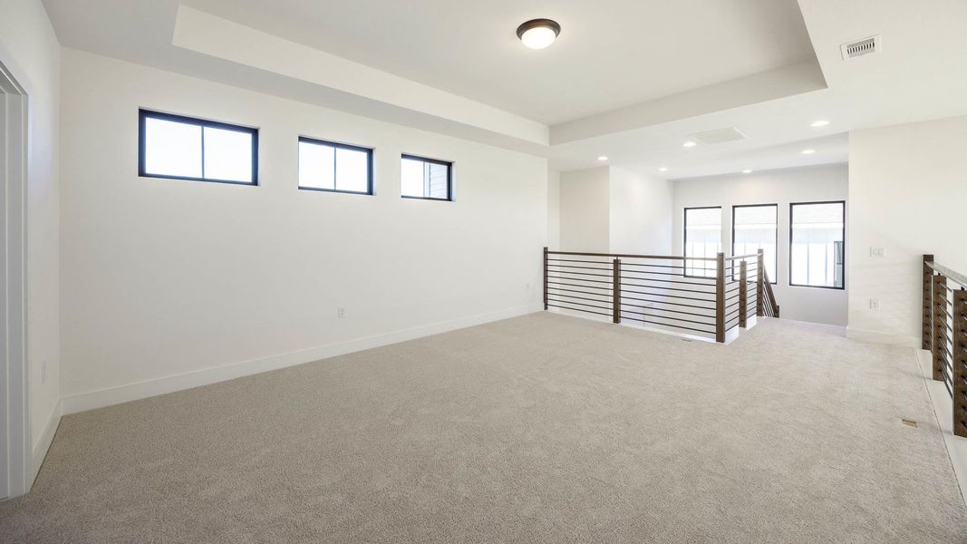 Spacious, unfurnished interior of a new home in Easton Park 60', Austin (Image 9).