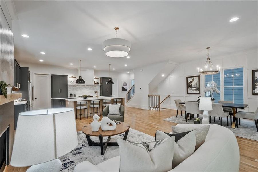 Furnished interior view inside a new home in Pendergrast Farm, Atlanta (Image 28).