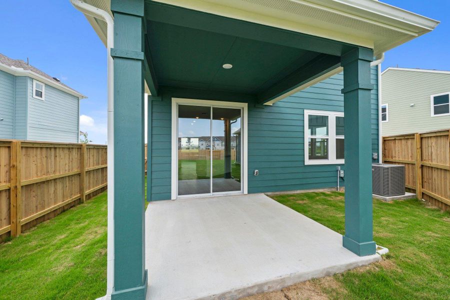 Rear Covered Patio