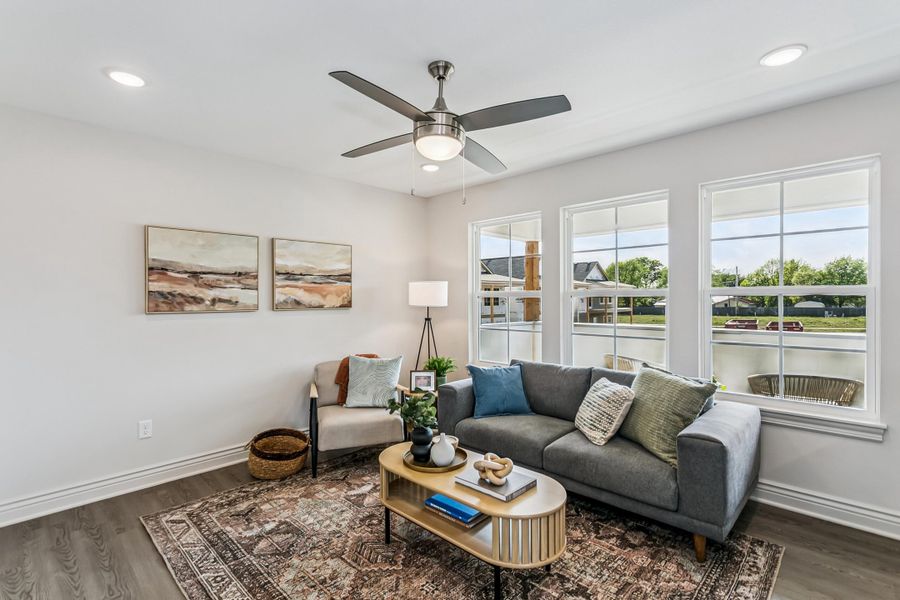 Furnished interior view inside a new home in Heritage Commons, Andover (Image 5).