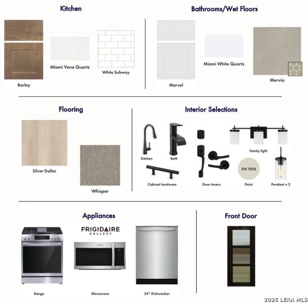Sample of building materials used in homes in Mayfair - Select Classic Series, New Braunfels (Image 11). Sample of building materials used in homes in Mayfair - Select Classic Series, New Braunfels (Image 11).