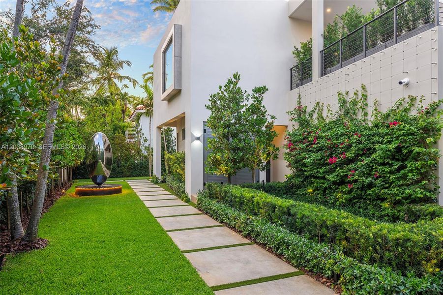 Exterior details and patio area of a home in , Miami (Image 20). Exterior details and patio area of a home in , Miami (Image 20).