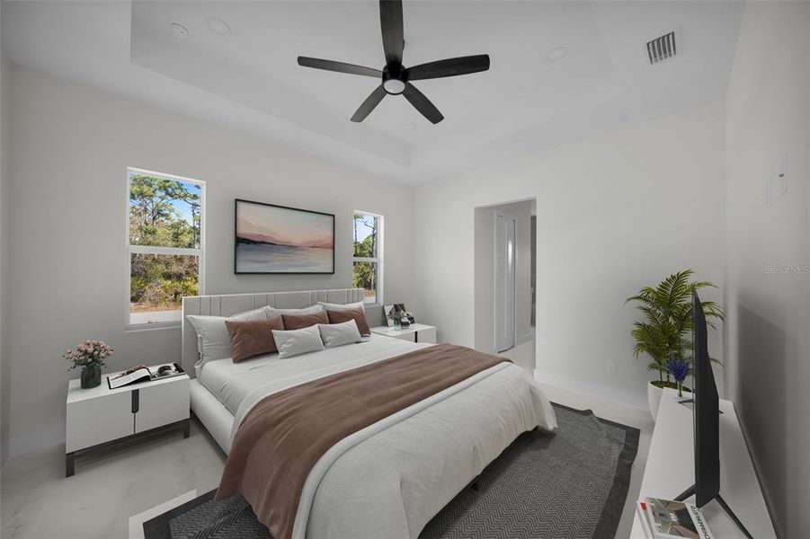 Furnished interior view inside a new home in , Punta Gorda (Image 6).