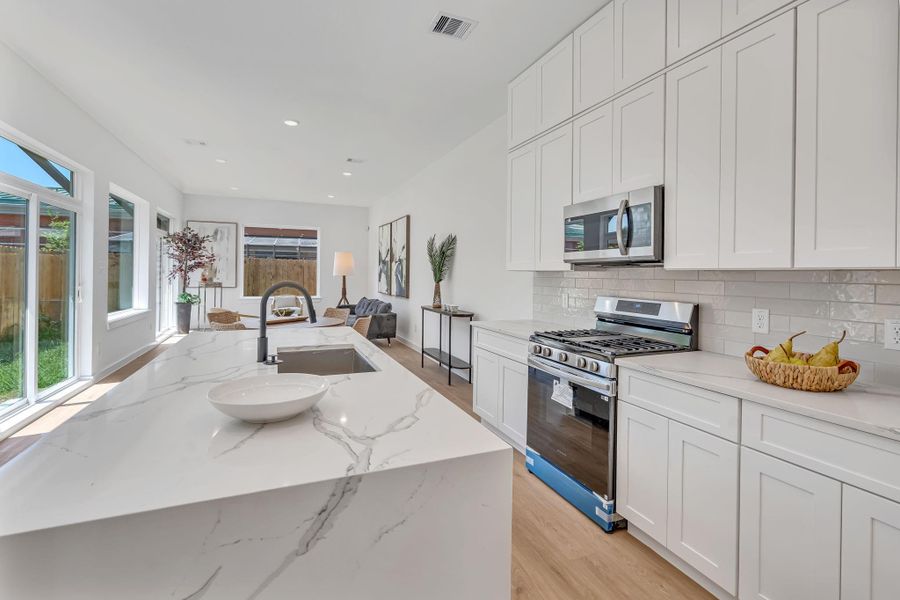 Furnished interior view inside a new home in , Houston (Image 6). Furnished interior view inside a new home in , Houston (Image 6).