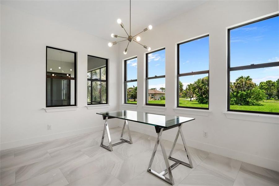 Furnished interior view inside a new home in , Punta Gorda (Image 10).