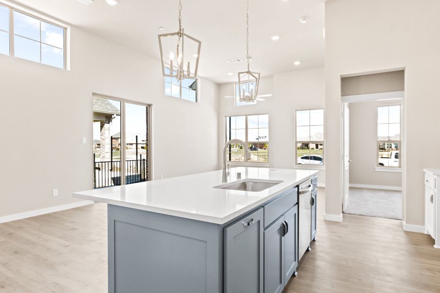 Furnished interior view inside a new home in Woodbridge Villas, Wylie (Image 5). Furnished interior view inside a new home in Woodbridge Villas, Wylie (Image 5).