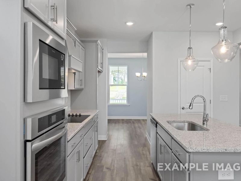 Furnished interior view inside a new home in Tobacco Road, Angier (Image 6).