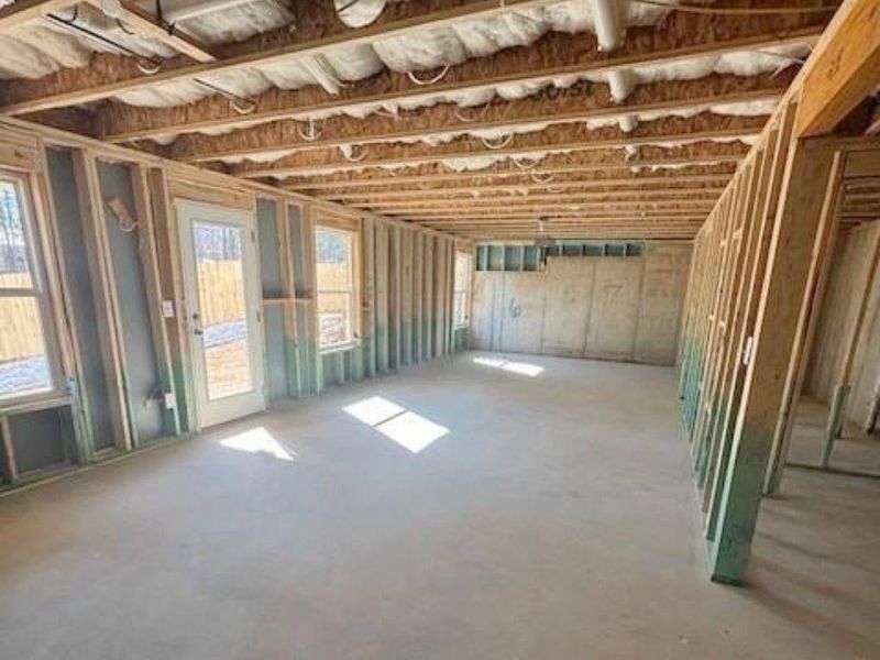 In-progress construction of a new home in , Buford, GA (Image 30).