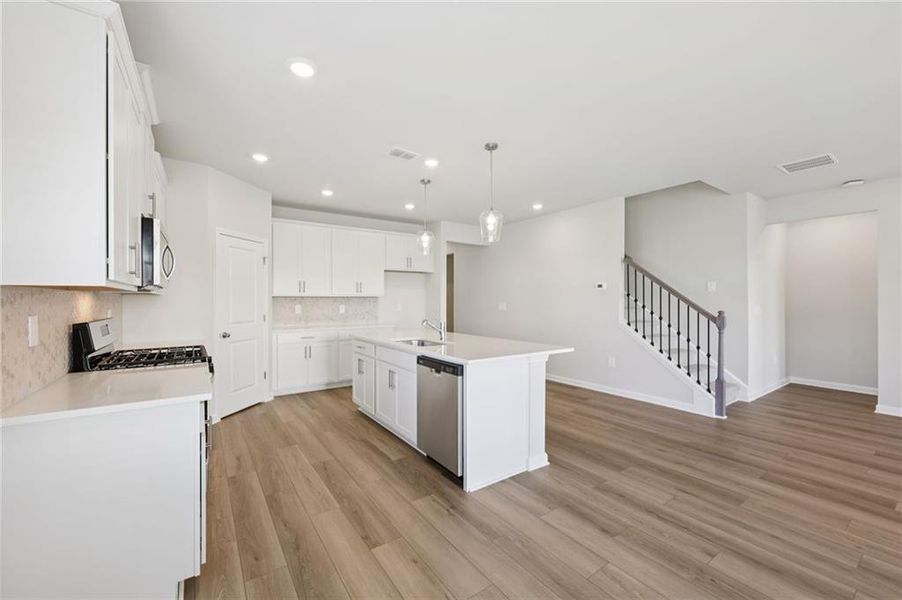 Furnished interior view inside a new home in Parkside at Grayson, Grayson (Image 10). Furnished interior view inside a new home in Parkside at Grayson, Grayson (Image 10).