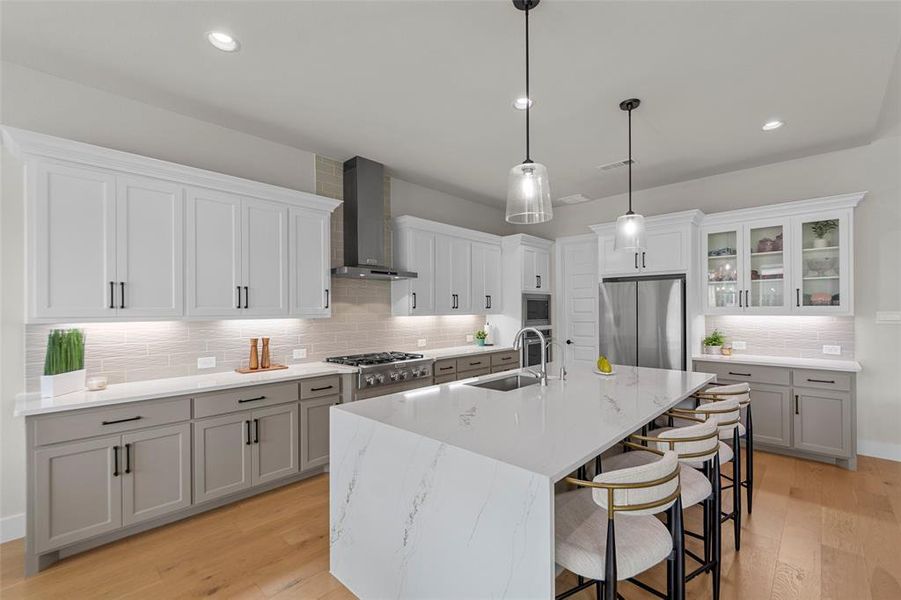 Furnished interior view inside a new home in , Frisco (Image 5).