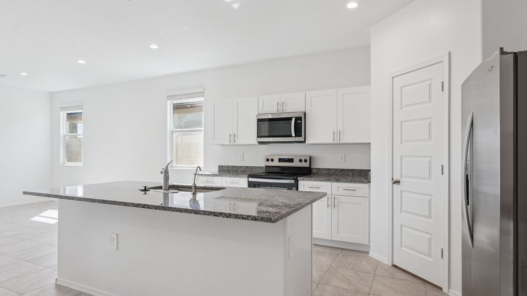 Furnished interior view inside a new home in Elena Trails, Maricopa (Image 5).