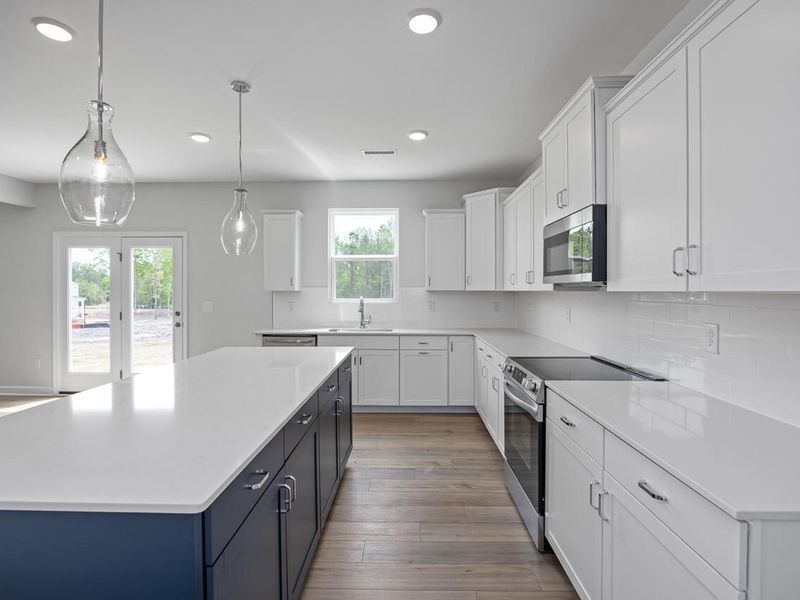 Furnished interior view inside a new home in Woodland Crossing, Zebulon (Image 4).