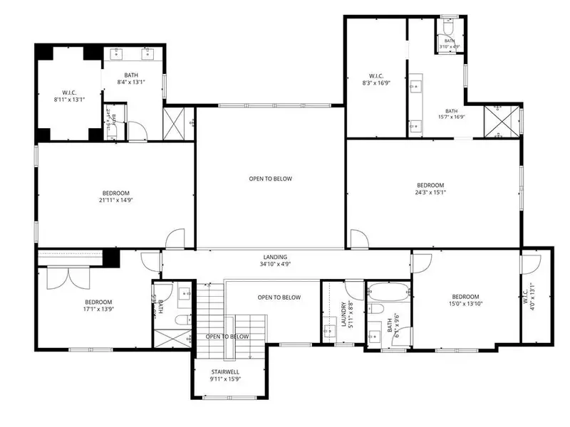 2D floor plan layout of this home in , Sandy Springs, GA (Image 7). 2D floor plan layout of this home in , Sandy Springs, GA (Image 7).