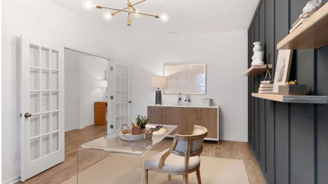 Furnished interior view inside a new home in , Summerville (Image 7). Furnished interior view inside a new home in , Summerville (Image 7).