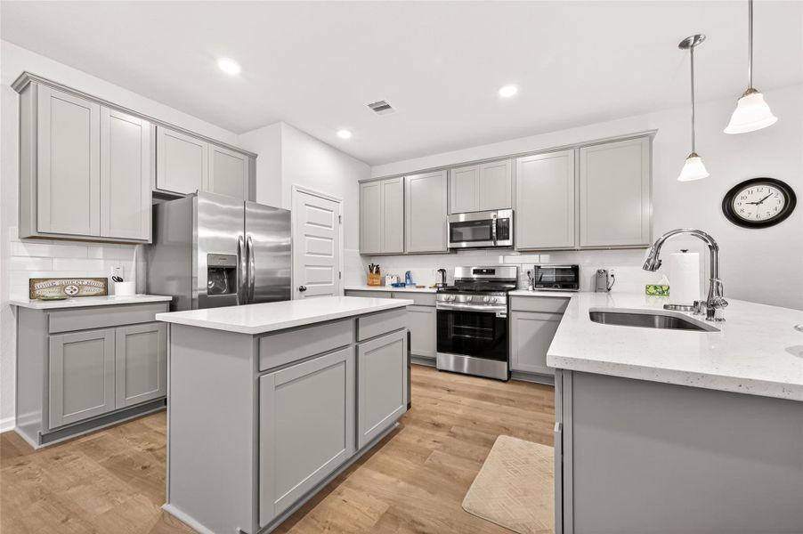 Furnished interior view inside a new home in Mill Creek Trails, Magnolia (Image 13).