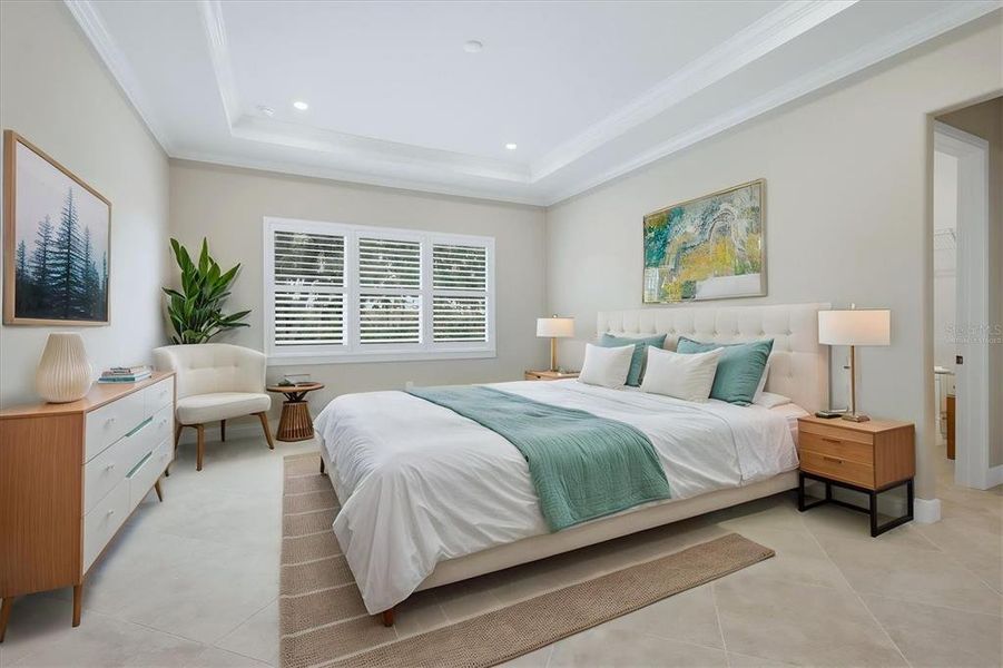 Furnished interior view inside a new home in , Parrish (Image 15).