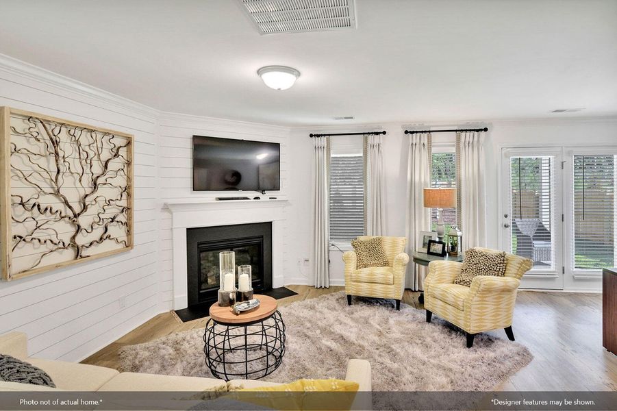 Furnished interior view inside a new home in Central Creek, Goose Creek (Image 12). Furnished interior view inside a new home in Central Creek, Goose Creek (Image 12).