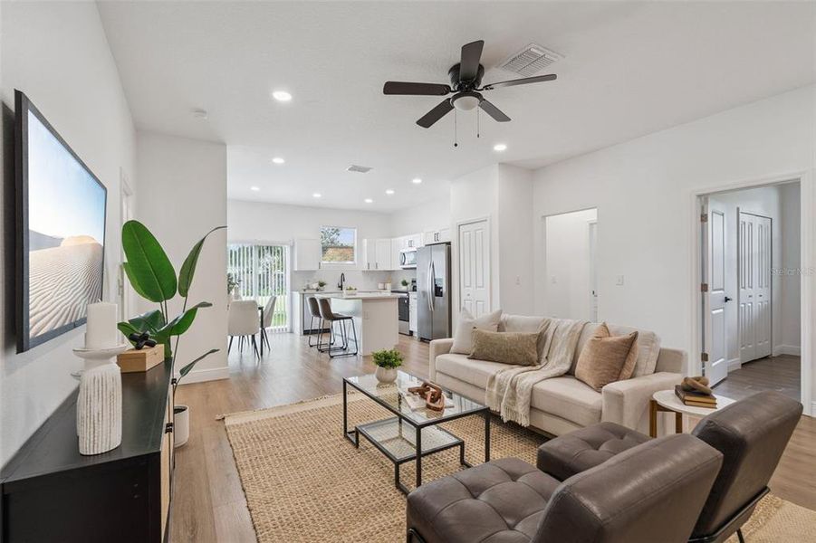 Furnished interior view inside a new home in , Sanford (Image 4).