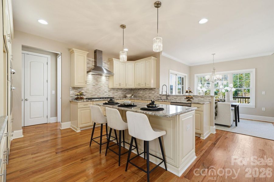 Open kitchen design with sightlines into the living areas — bright, spacious, and functional. Open kitchen design with sightlines into the living areas — bright, spacious, and functional.