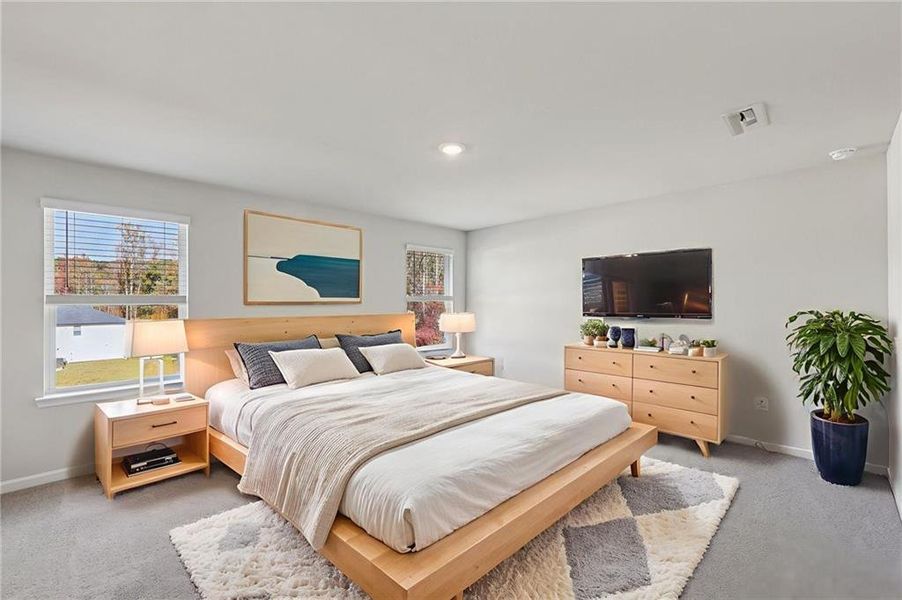 Furnished interior view inside a new home in The Oaks at Dawson, Dawsonville (Image 11).
