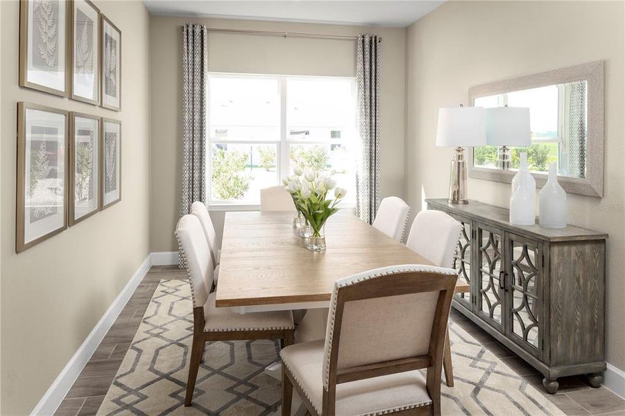 Furnished interior view inside a new home in Ashton Covey, Winter Haven (Image 12).