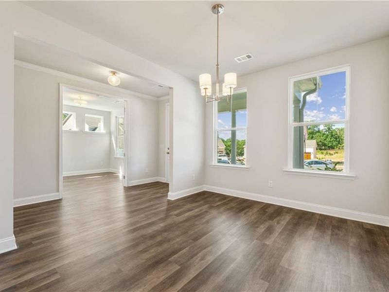 Spacious, unfurnished interior of a new home in Melody Lakeside Estates, Buford (Image 12).