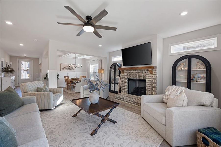 Furnished interior view inside a new home in NorthFarm at NatureWalk, Dallas (Image 36).
