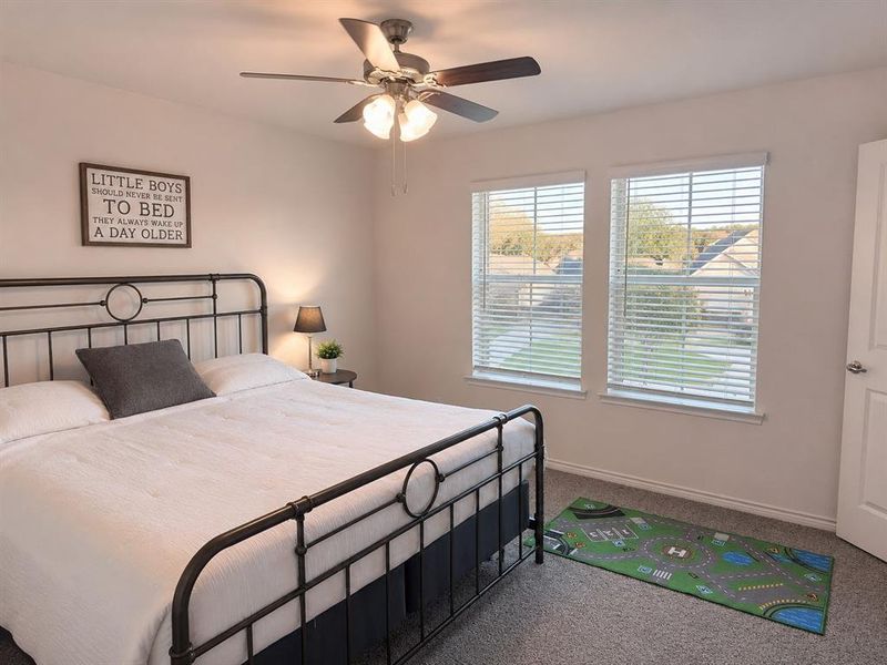 Furnished interior view inside a new home in The Woods at Lindsey Place, Anna (Image 12).