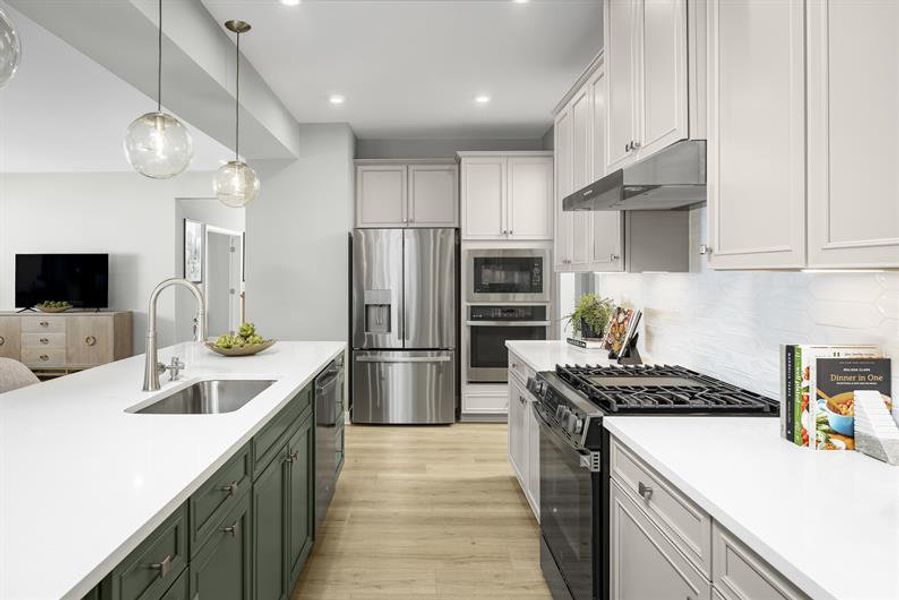 Representative furnished interior of a home built from the Hudson by Ryan Homes in Stillwood Farms, Easley (Image 7).
